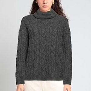 Nili Lotan Gigi Sweater in Charcoal Gray